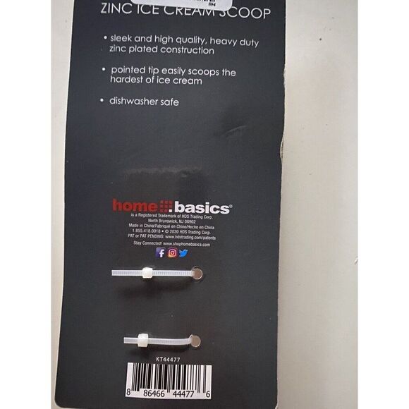 Ice Cream Scoop New Silver Nova Zinc - Picture 3 of 4
